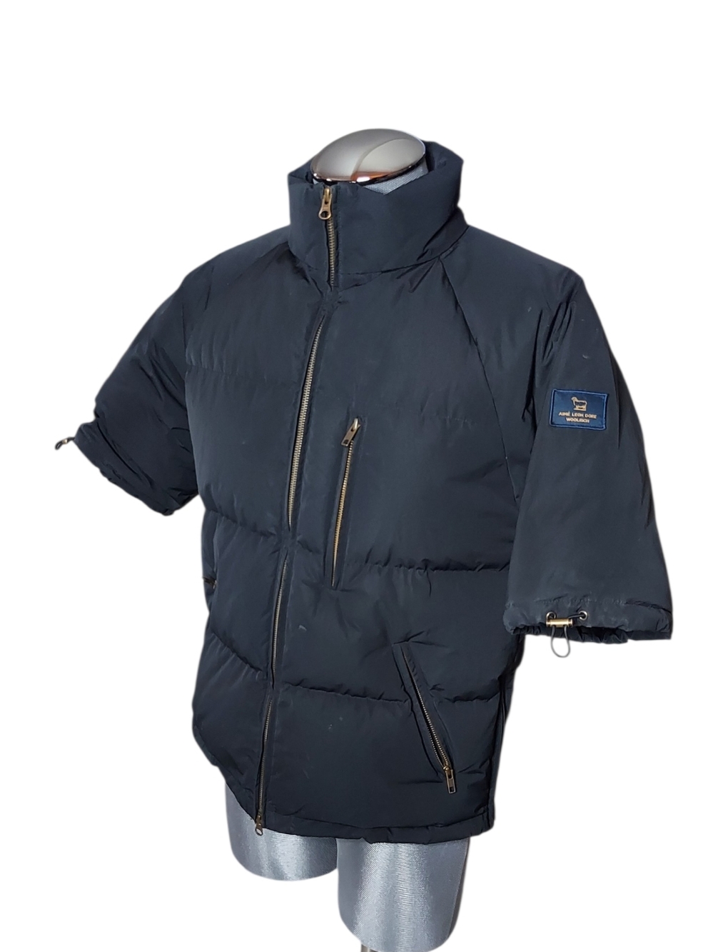 Woolrich x Aime Leon Dore | Down | Full Zip | Aw18 | Crop Sleeve | Puffer Jacket